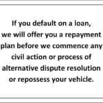 USA Cash Services offers a repayment plan if you default on a loan, prior to any civil action or complaint resolution.