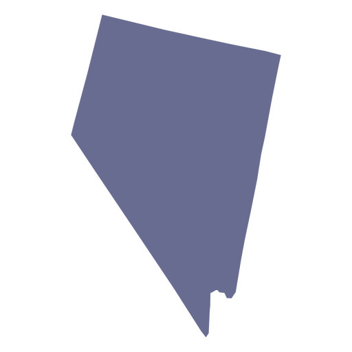 Clipart of Nevada map for loan application location.